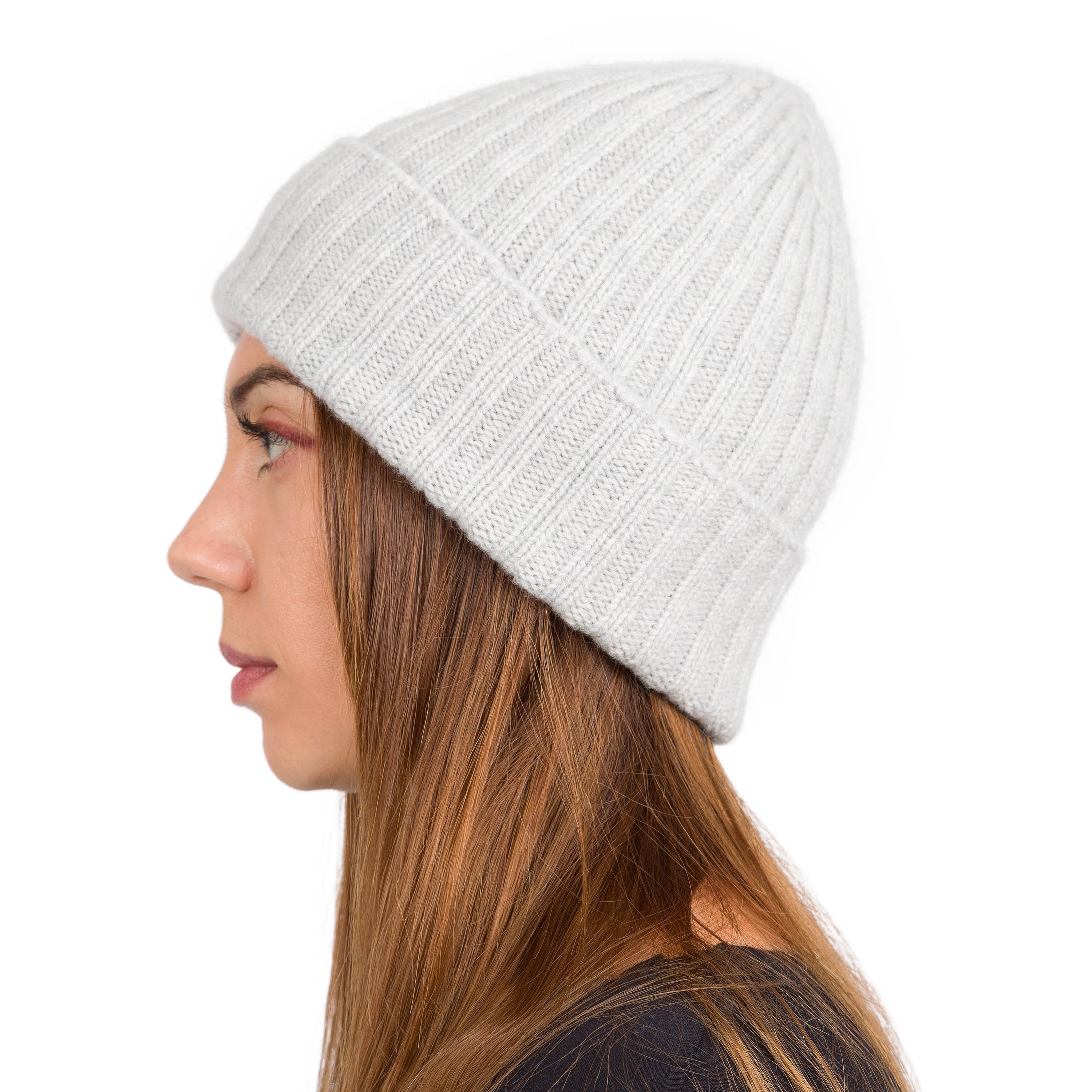 Assia di Brunetti Federica e C. s.a.s. - Vente Bonnet – femme - Len - bonnet côtelé en cachemire 100%9