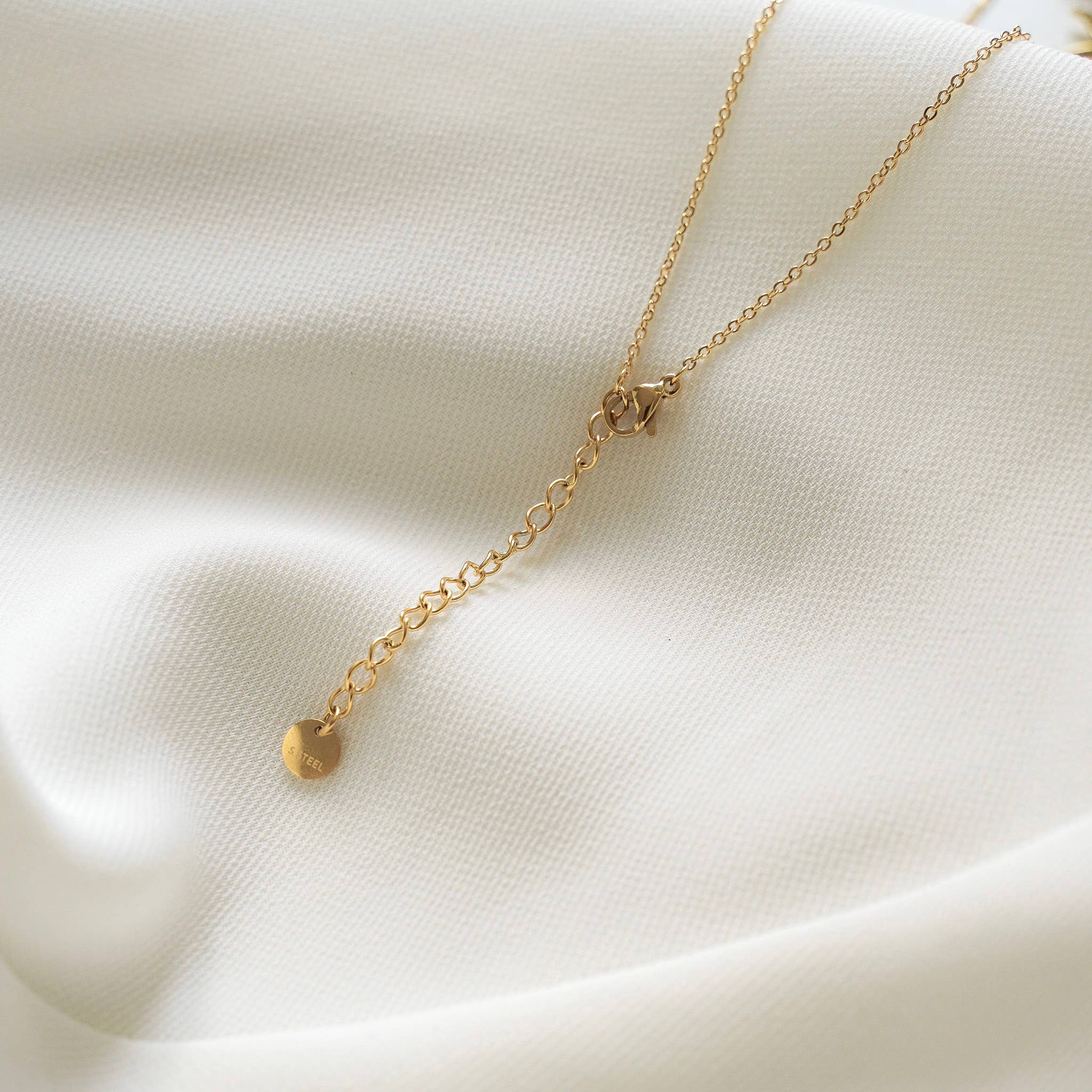 Victoire Collection – Engroshandel Halskæde med vedhæng – Halskæde i rustfrit stål med turmalinperler6