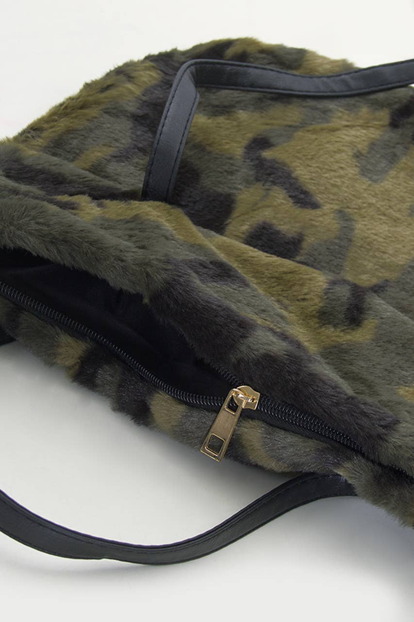 Hana - Wholesale Tote Bag - Women's - Camouflage Zipper Tote Bag2