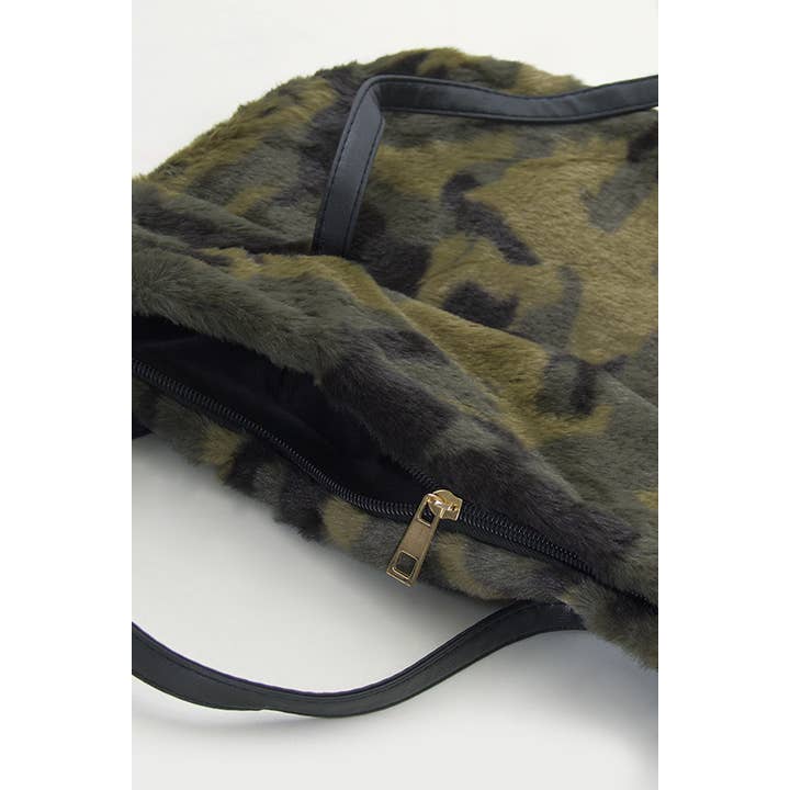 Hana - Wholesale Tote Bag - Women's - Camouflage Zipper Tote Bag2