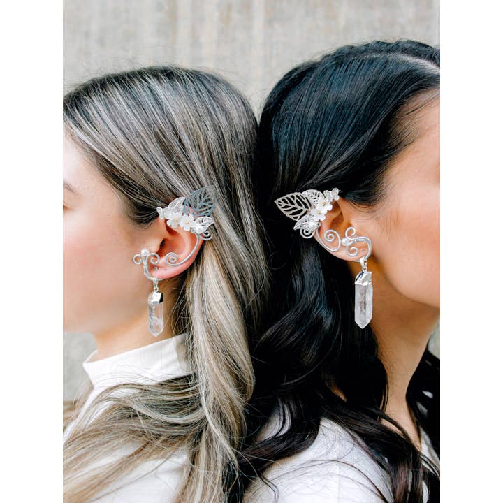 WonderLight Jewelry – Großhandel Ear Cuff/Ohrklemme – Elfenohren mit silbernem Bügel – Fee / Harmonie9