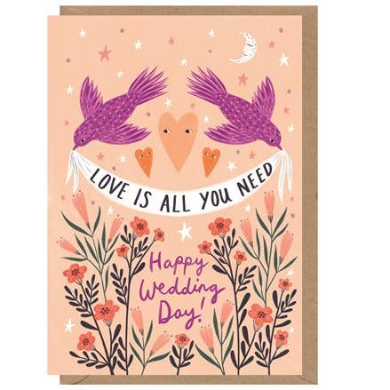 Earlybird Designs - Wholesale Wedding Card - BO8 Wedding - Greetings Card