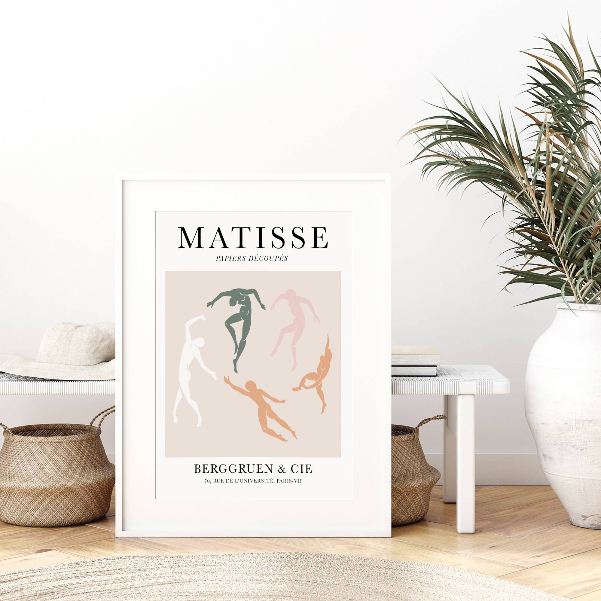 Sugar & Canvas – wholesale Konsttryck – Henri Matisse The Dance Cut-Ots Vintage Affisch Konst Print | Matisse Print, Matisse Affisch, Abstrakt Kroppsfigur, Papiers Decoupes #M052