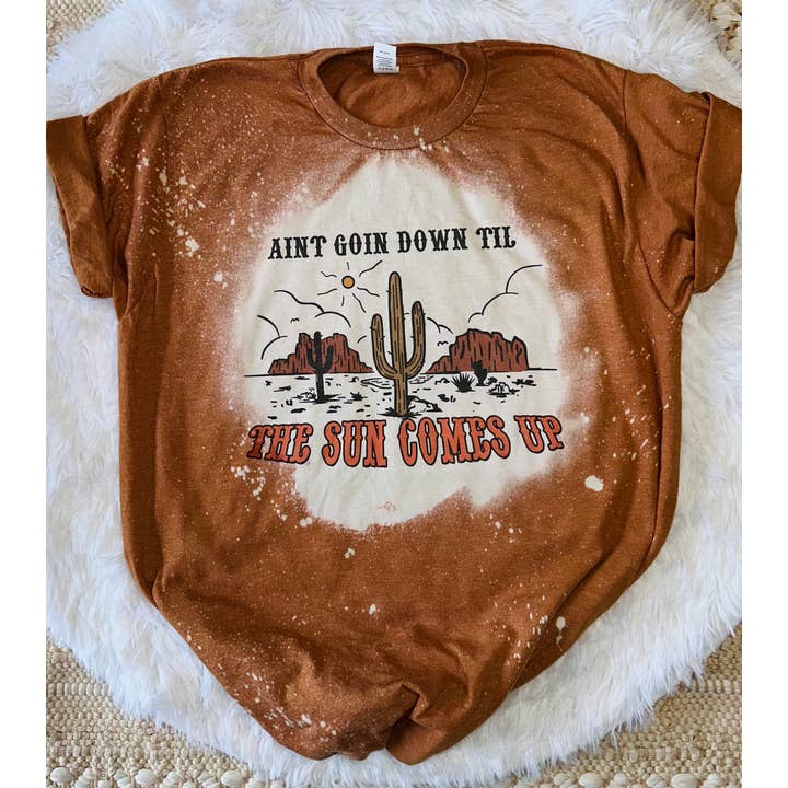 Western Bleached Shirt, Rodeo Shirt for wholesale by RVL Designs