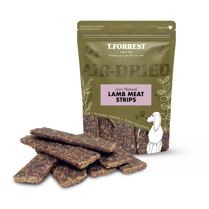 Meaty Lamb Strips T.Forrest for wholesale by BARK + RIDE
