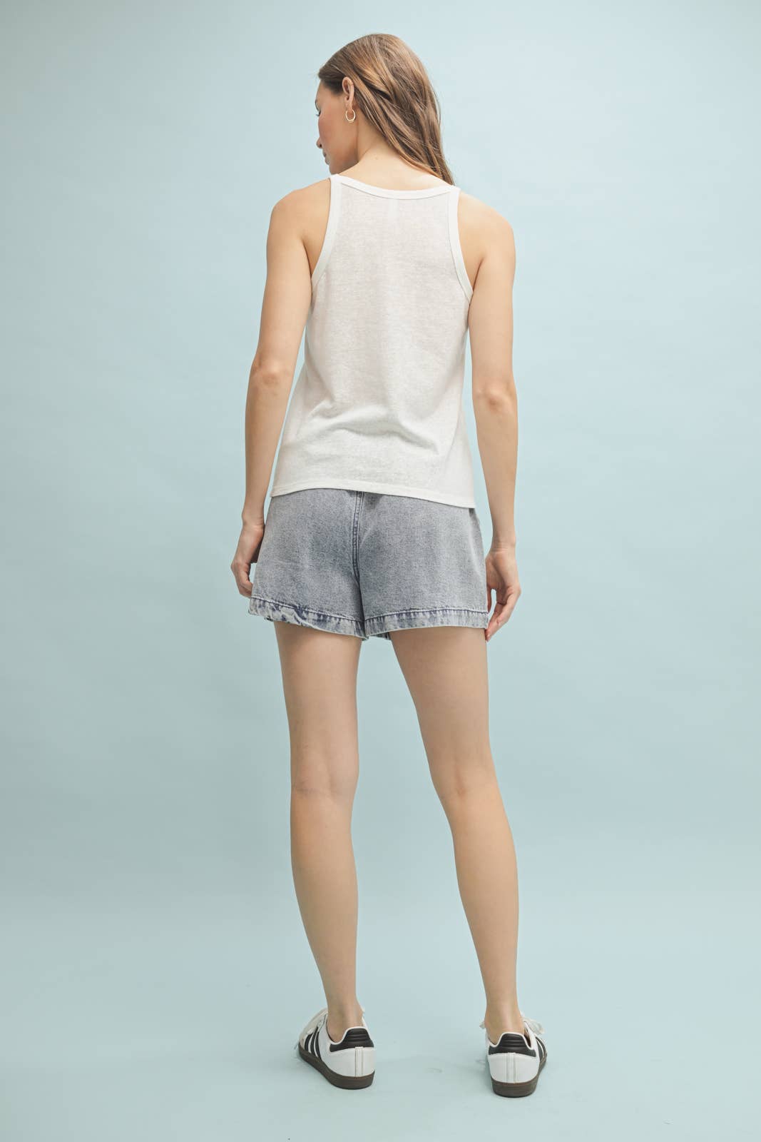 Wishlist Apparel - Wholesale Tank Top - Women's - BASIC HIGH NECK TANK TOP / WL24-950411