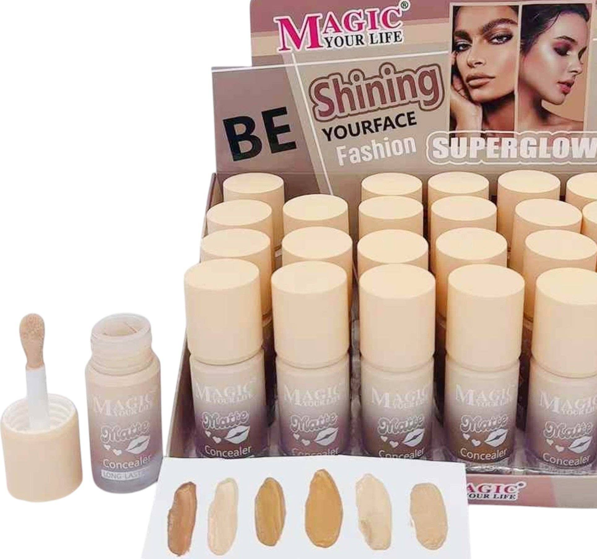 ASSORTED Magic Your Life Super Glow Matte Concealer MA06 (24PC) for wholesale on Faire1