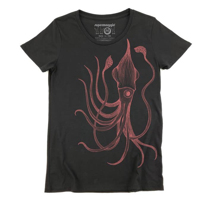 T-shirt en coton biologique Squid Ulla pour la vente par Supermaggie @ Faire