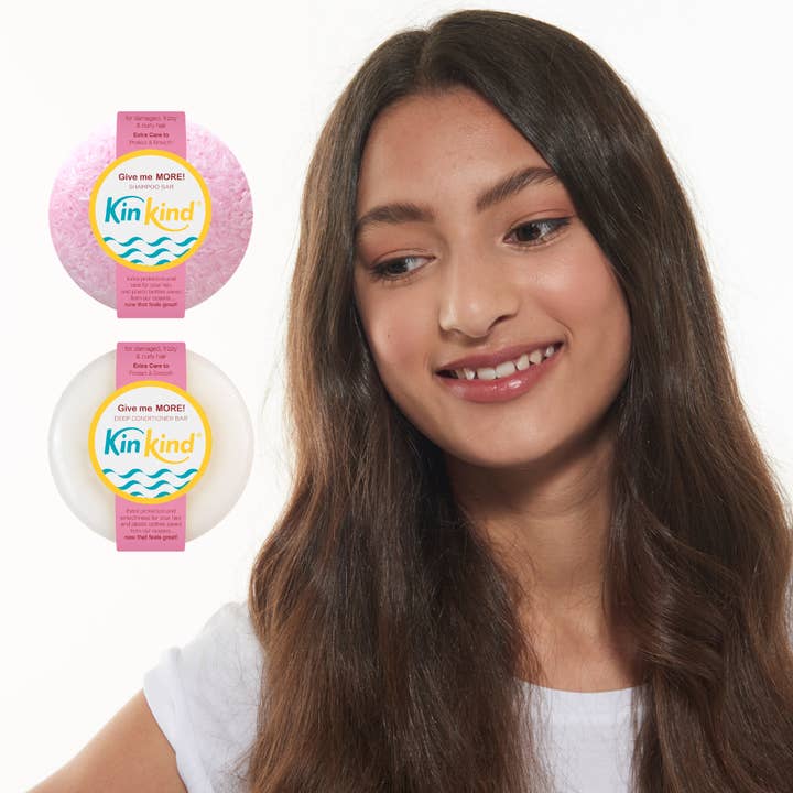 KinKind – wholesale Shampoo puck/solid shampoo – Give me MORE! Shampoo Bar for Damaged, Frizzy & Curly Hair.6