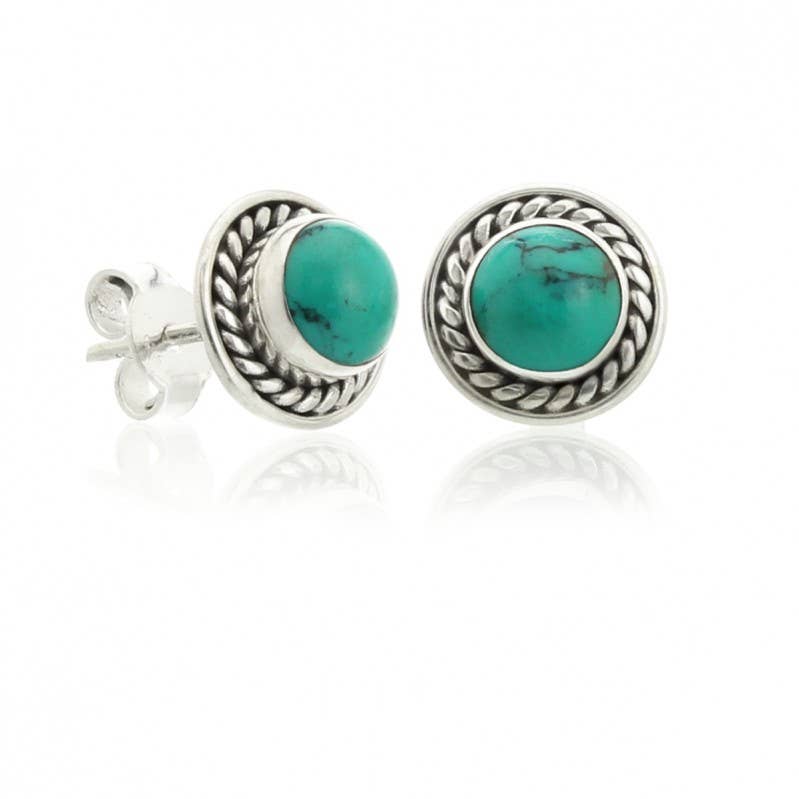 UniArt - Vente Clous d'oreille - Mini Boucles d'oreilles Sunna, Pierres Précieuses et Argent Sterling11