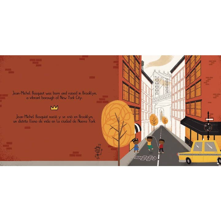 Gibbs Smith - Wholesale Biography & Memoir - Life of / La vida de Basquiat A Lil' Libros Bilingual Book1