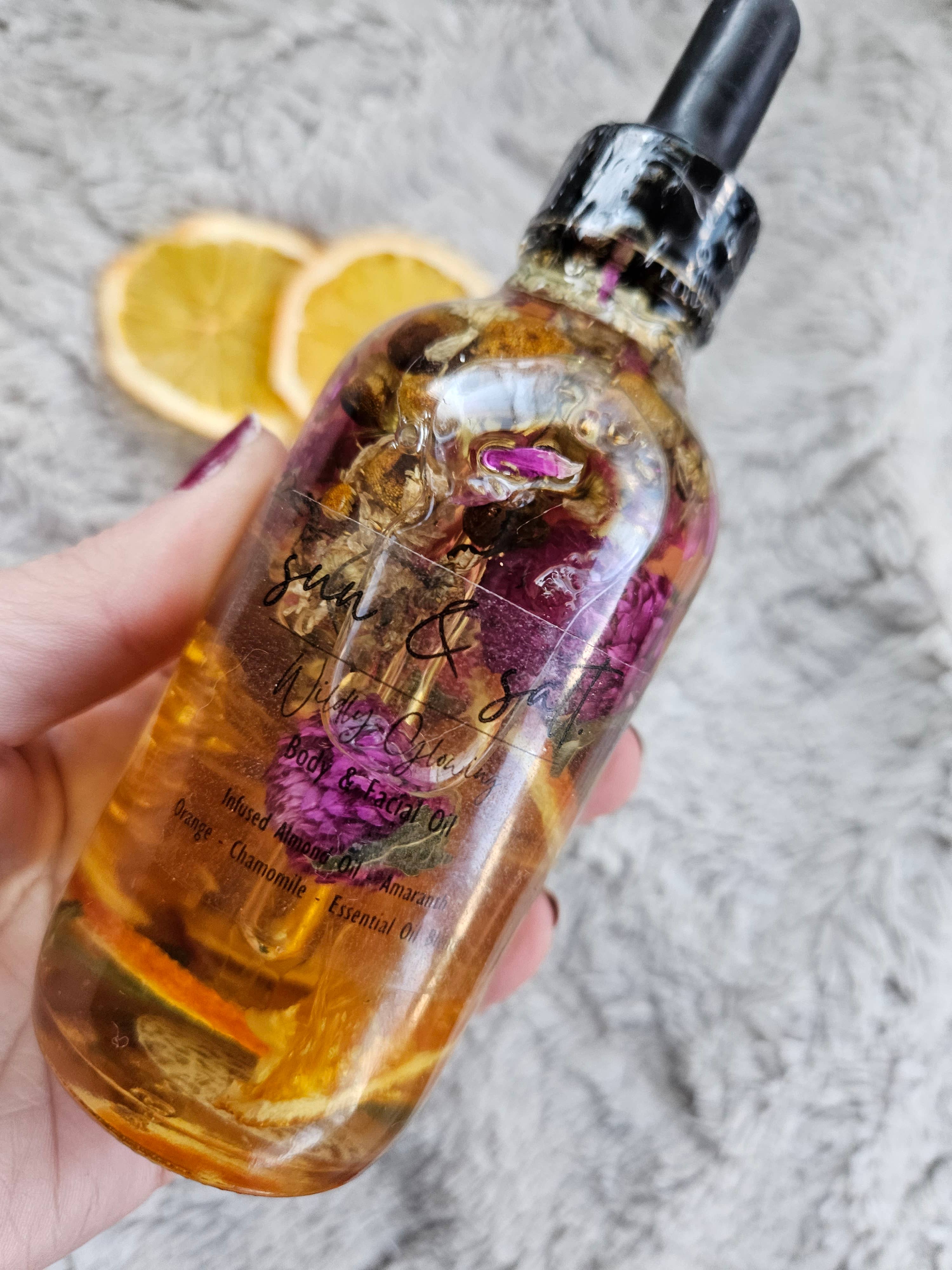 Lux&Lou - Wholesale Bath/Body Oil - Floral Infused Face & Body Oil- Wildly Glowing2