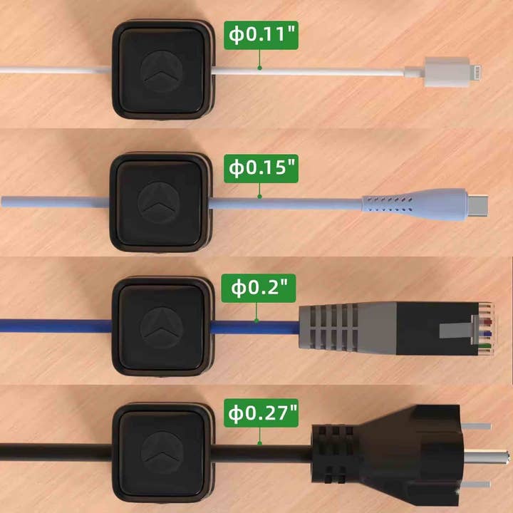 GulleeGadgets - Wholesale Cord Holder - Magnetic Cable Clips Cord Organizer - in bulk