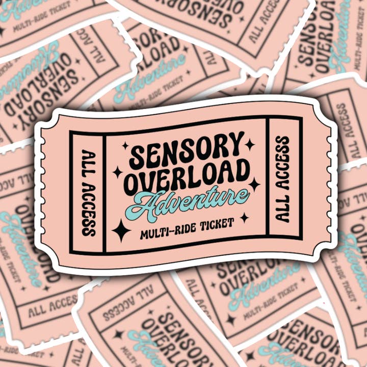 Waterdichte sticker met sensorische overbelasting voor wholesale door Studio Fifty One