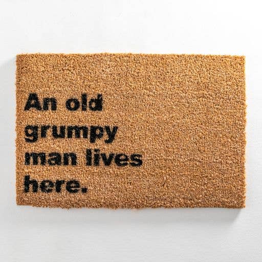 Grinig man bor här dörrmatta för wholesale av Artsy Mats