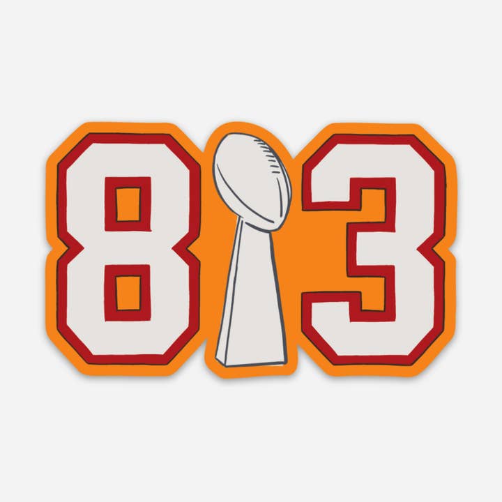 813 (Creamsicle) // Magnet for wholesale by Free Press Ink