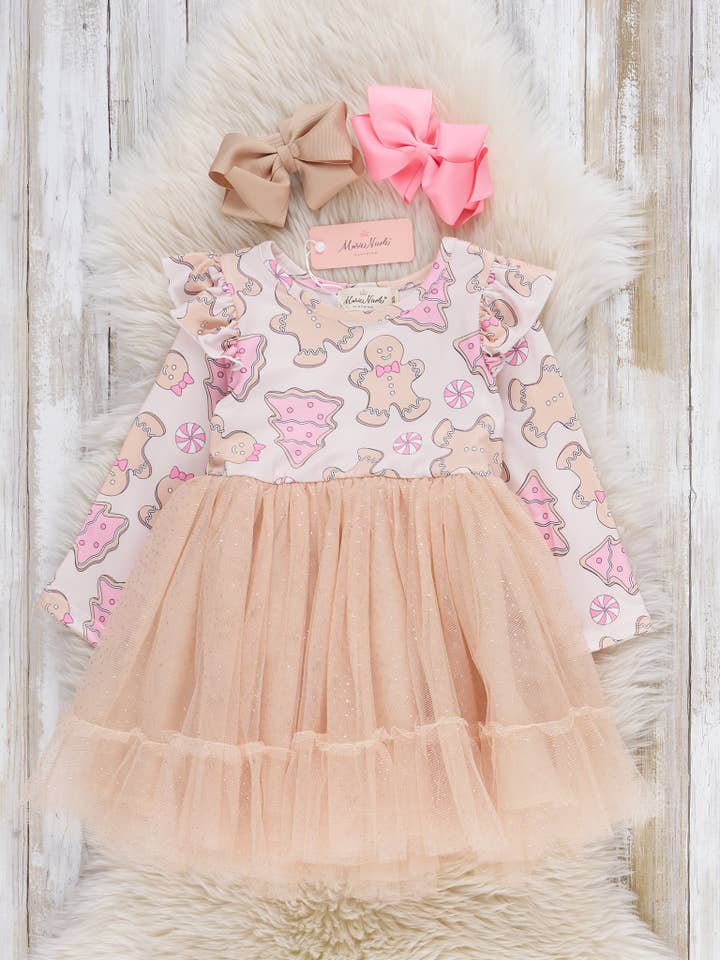 Gingerbread Forest Tulle Dress for wholesale by Marie Nicole Clothing