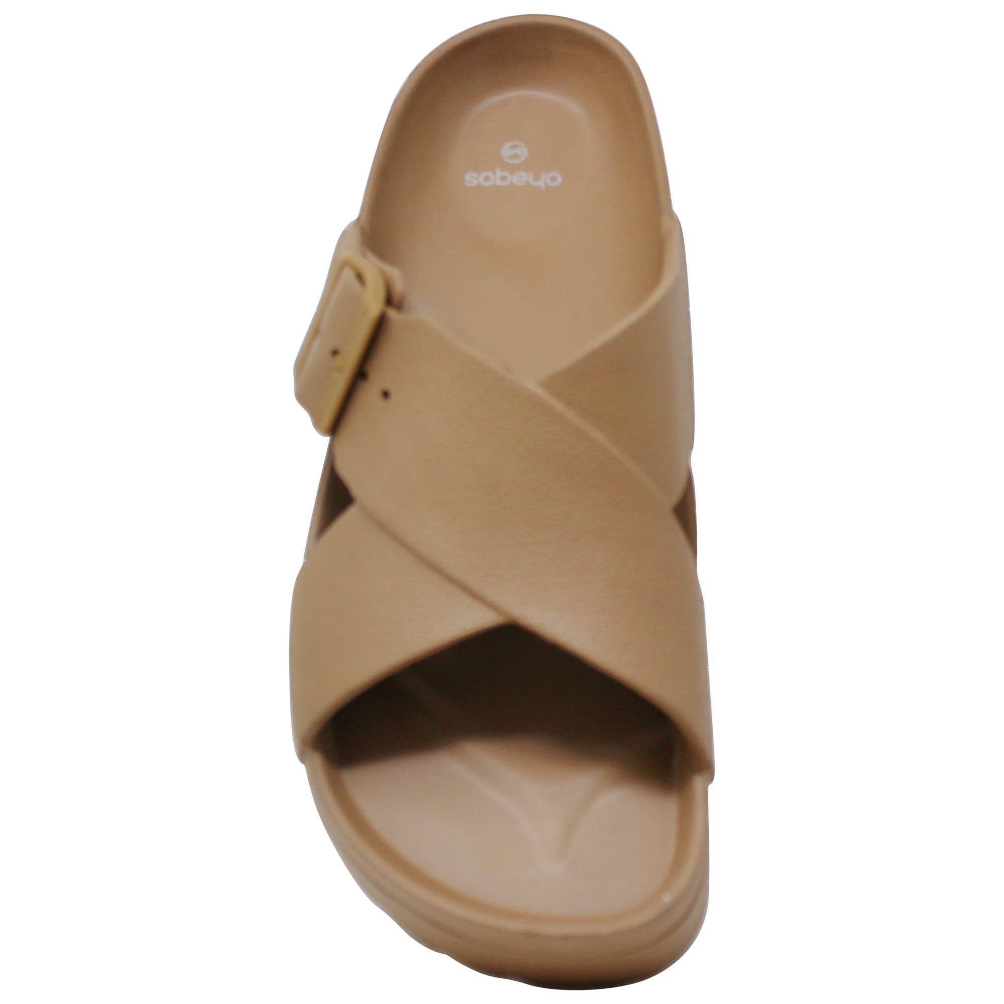 SOBEYO - Wholesale Sandals - Women's - Women's EVA Platform Sandals Criss-Cross Adjustable Buckles4