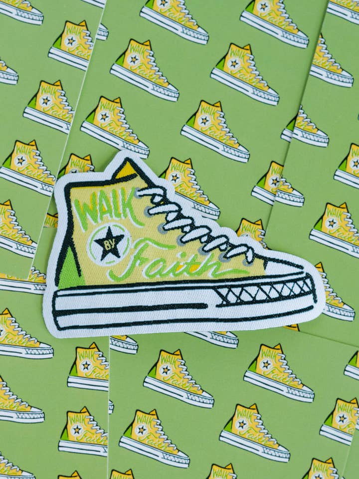 Patch Walk By Faith I, regalo cristiano per la vendita all'ingrosso da parte di Dear Heart