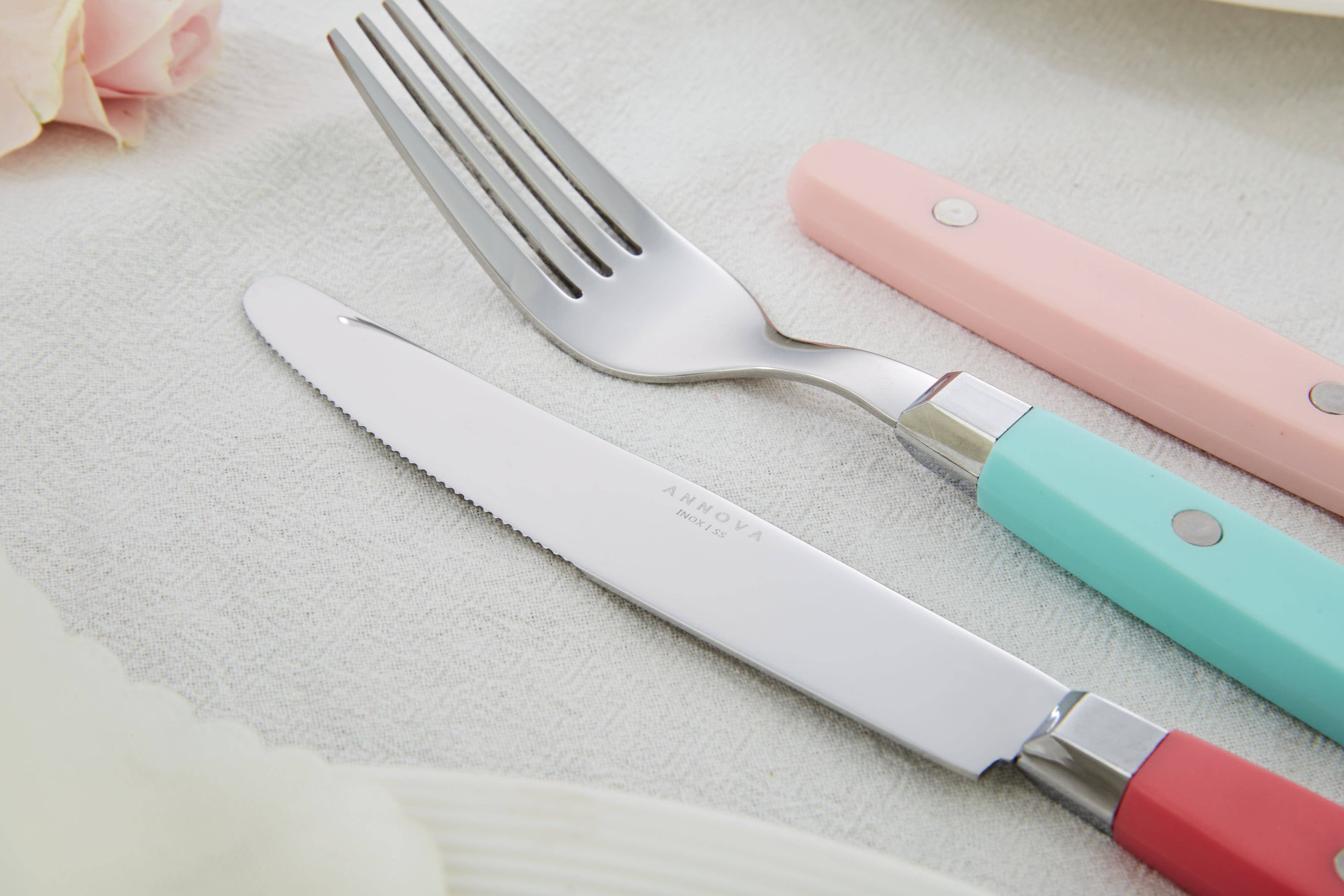 ANNOVA - Venta al por mayor Conjunto de cubiertos - Juego de Cubiertos Retro ANNOVA de 20 Piezas65