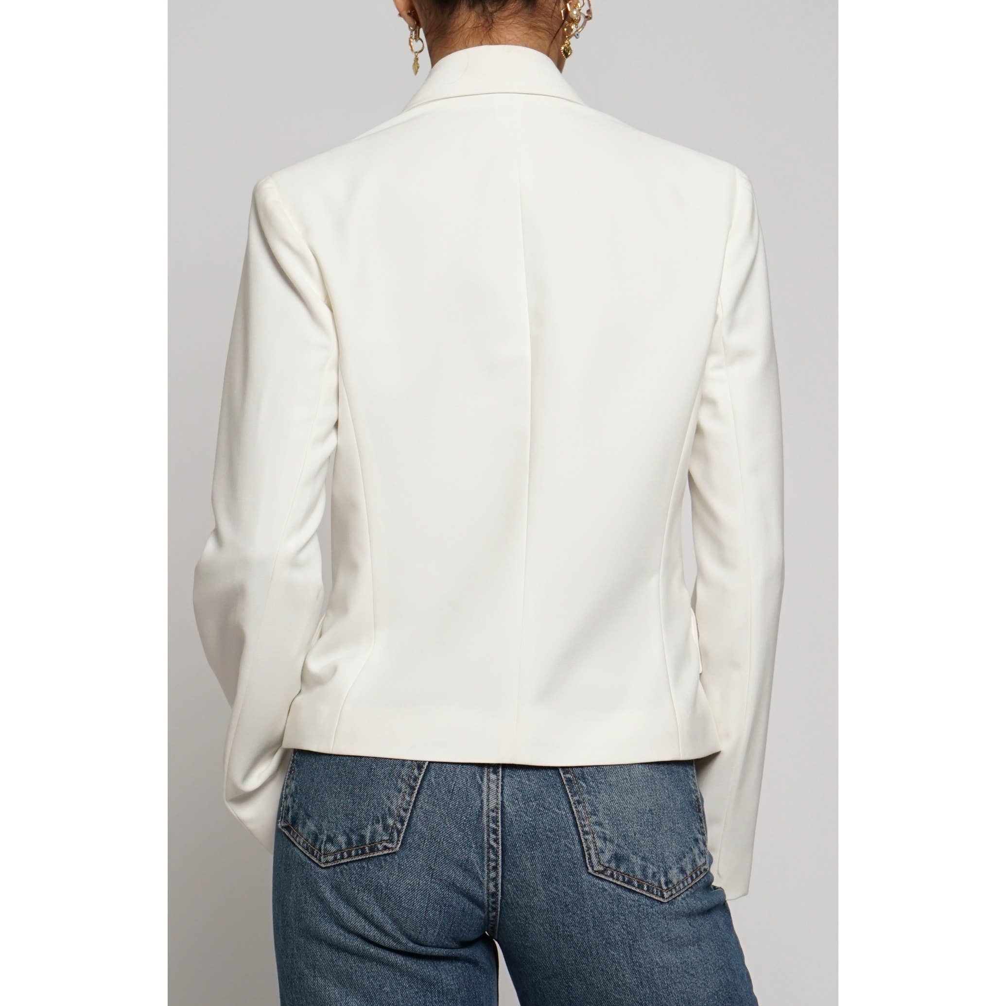 Sans Souci – Großhandel Jacke – Damen – ZWEIREIHIGE KURZJACKE MIT GOLDENEN KNÖPFEN10