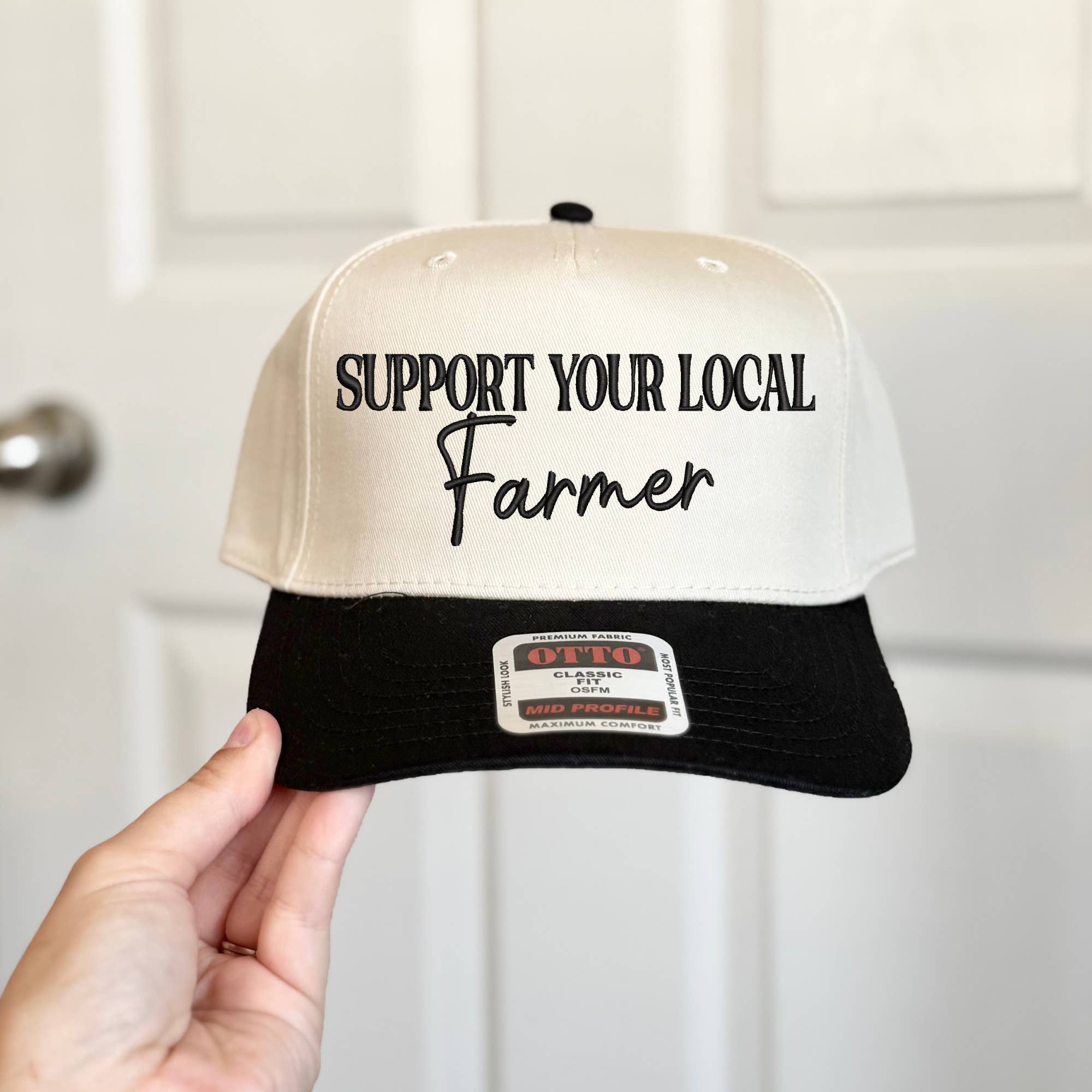 Southern N Savvy - Wholesale Baseball Cap - Women's - Support Your Local Farmer Embroidered Hat