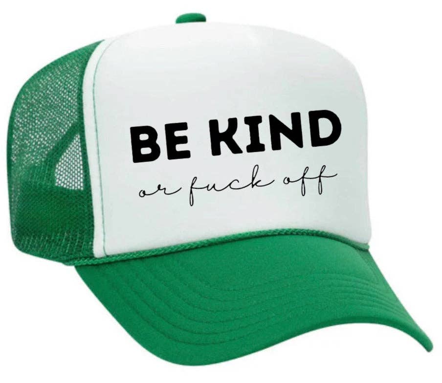Inappropriate Trucker Hats - Wholesale Trucker Hat - Unisex - Be Kind or F*ck Off Trucker Hat31