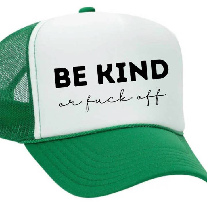 Inappropriate Trucker Hats - Wholesale Trucker Hat - Unisex - Be Kind or F*ck Off Trucker Hat31