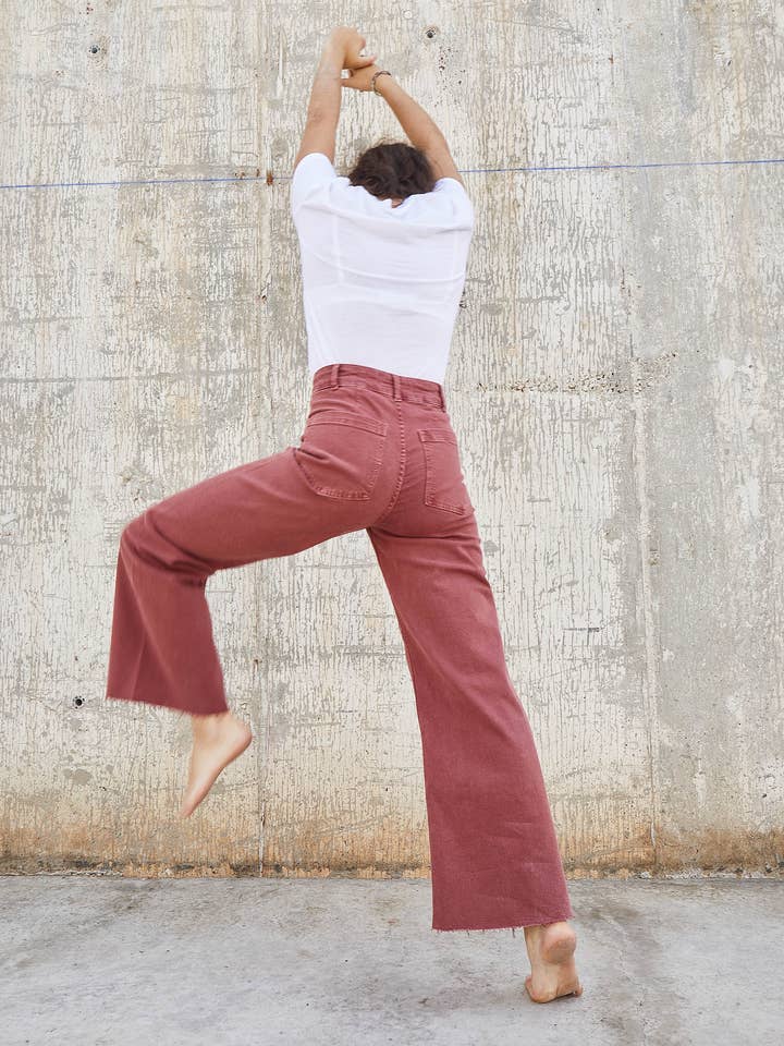 ANDESITES - Wholesale Pants - Women's - EDULIS BRICK-RED5