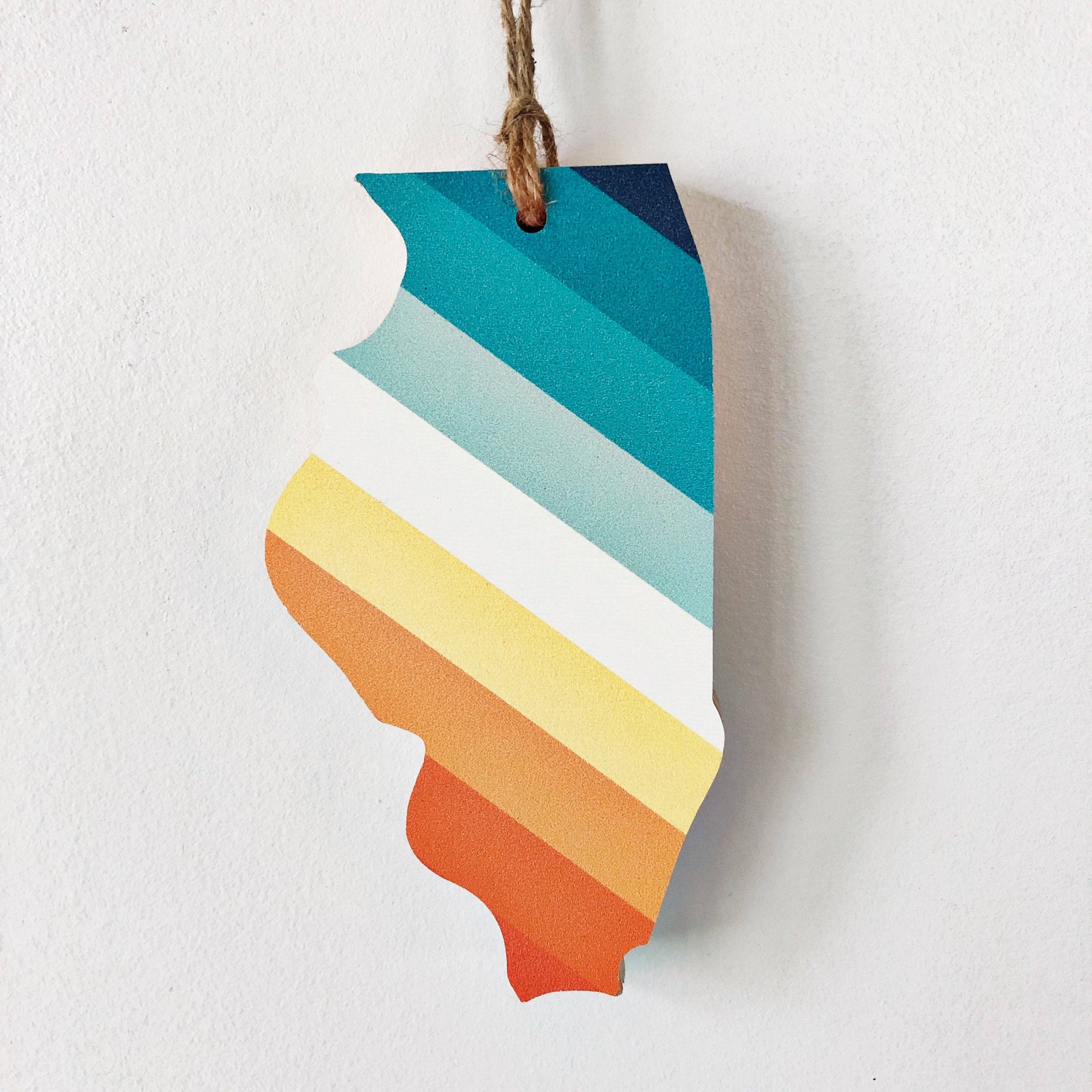 Hemlock & Heather - Wholesale Ornament - '76 Stripes State Ornaments17