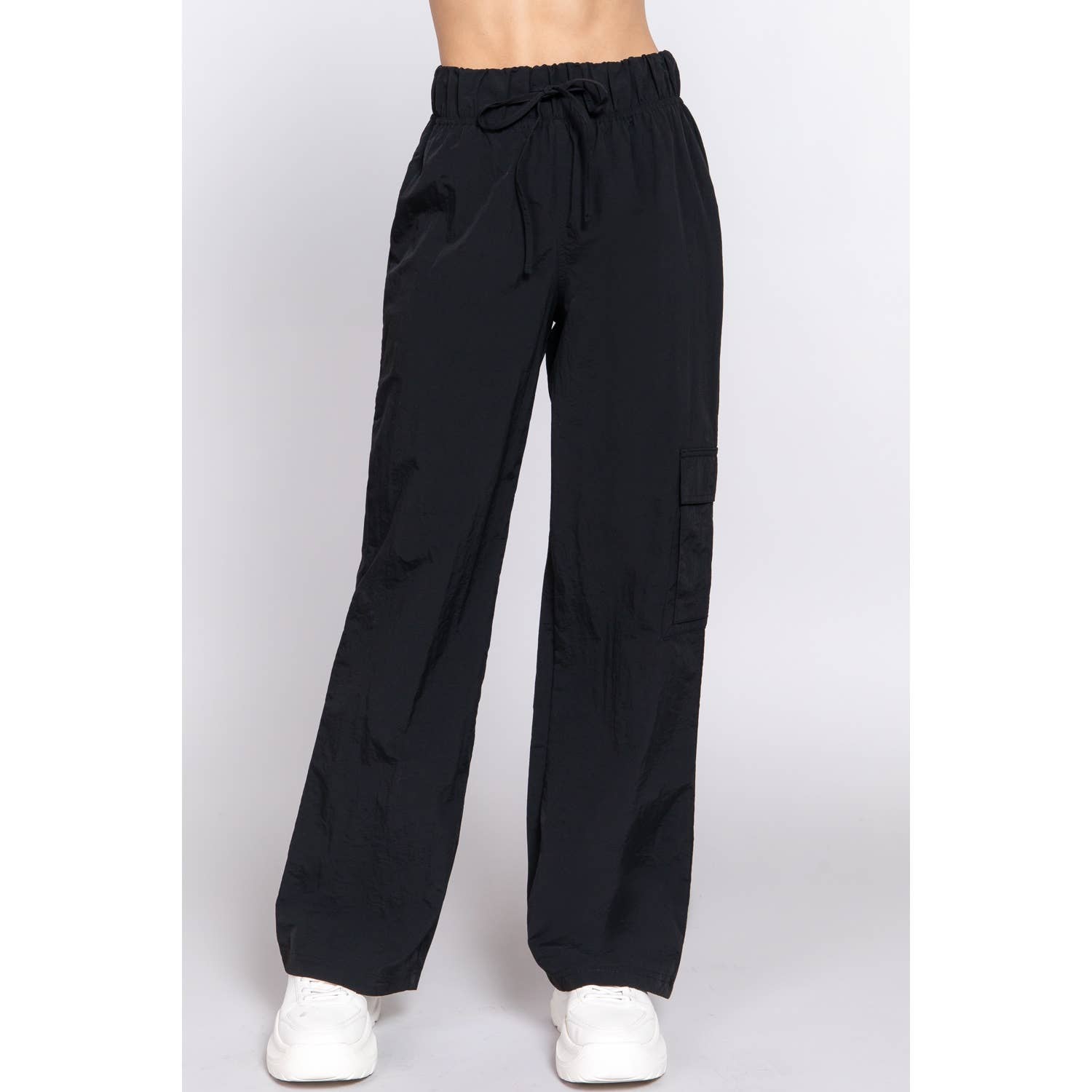 Apolline - Wholesale Pants - Women's - WAIST ELASTIC CARGO PARACHUTE PANTS1
