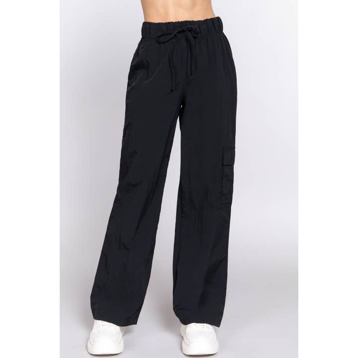 Apolline - Wholesale Pants - Women's - WAIST ELASTIC CARGO PARACHUTE PANTS1