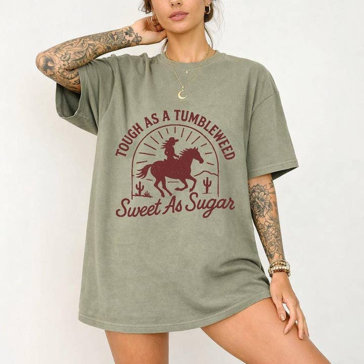 Comfort Colors - T-shirt aussi résistant qu'un chardon roulant pour la vente par Printliss