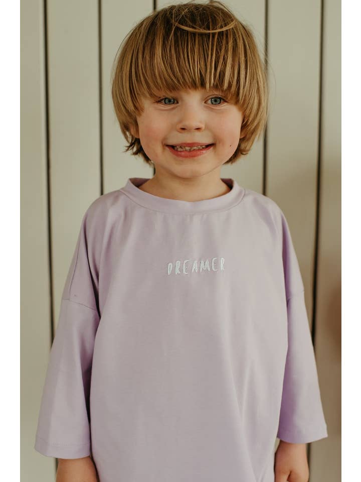 millawkids – wholesale T-shirt – Kids – Oversized Purple Tee