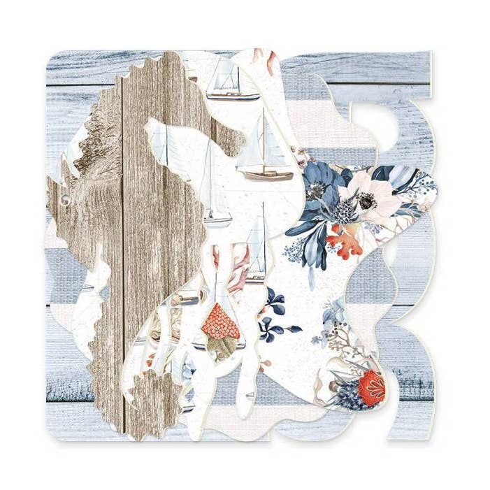 Light Chipboard Album Base With Papers Sea La Vie - Mix for wholesale by P13
