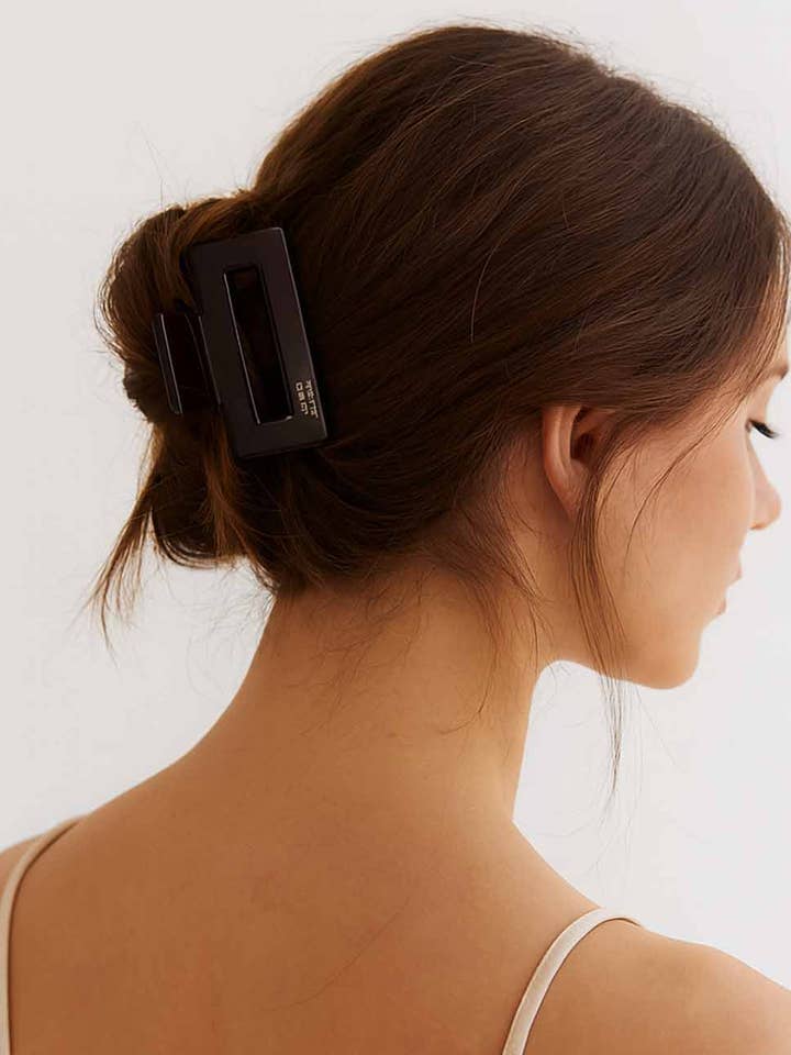 Damer Enkel Acetat Hul Firkantet Klo Hårklemme for engroshandel hos Sweetkama