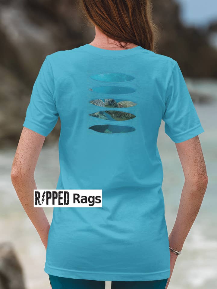 Sublime Sea Turtle Ripped T-shirt for wholesale by Ripped Rags