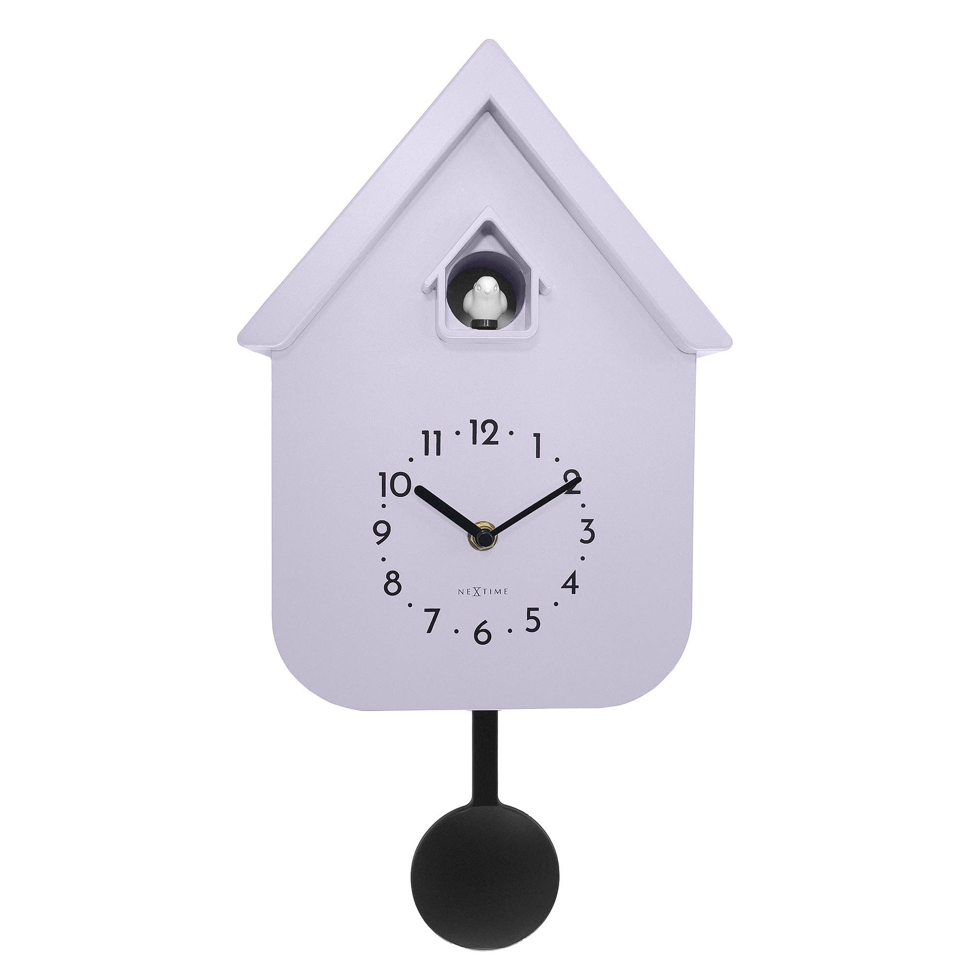 NeXtime - Wholesale Wall Clock - Wall clock 21.5x41.5x8.5cm - Pendulum - Cuckoo -NeXtime 'Twitter'0