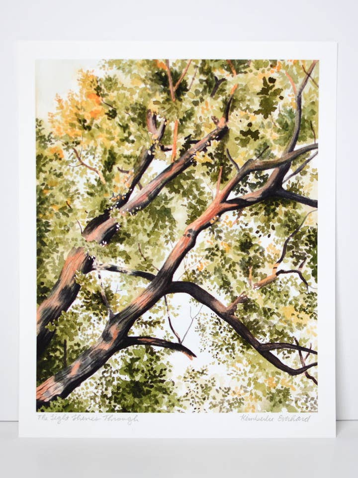 The Light Shines Through - Art Print for wholesale by Kim Everhard Art