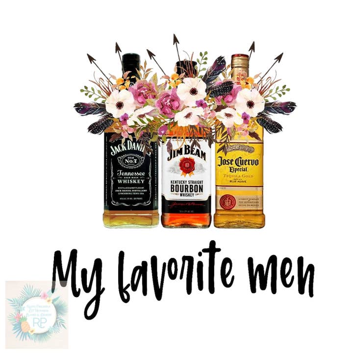 My Favorite Men T-shirt Transfer for wholesale by Rustic Pineapple