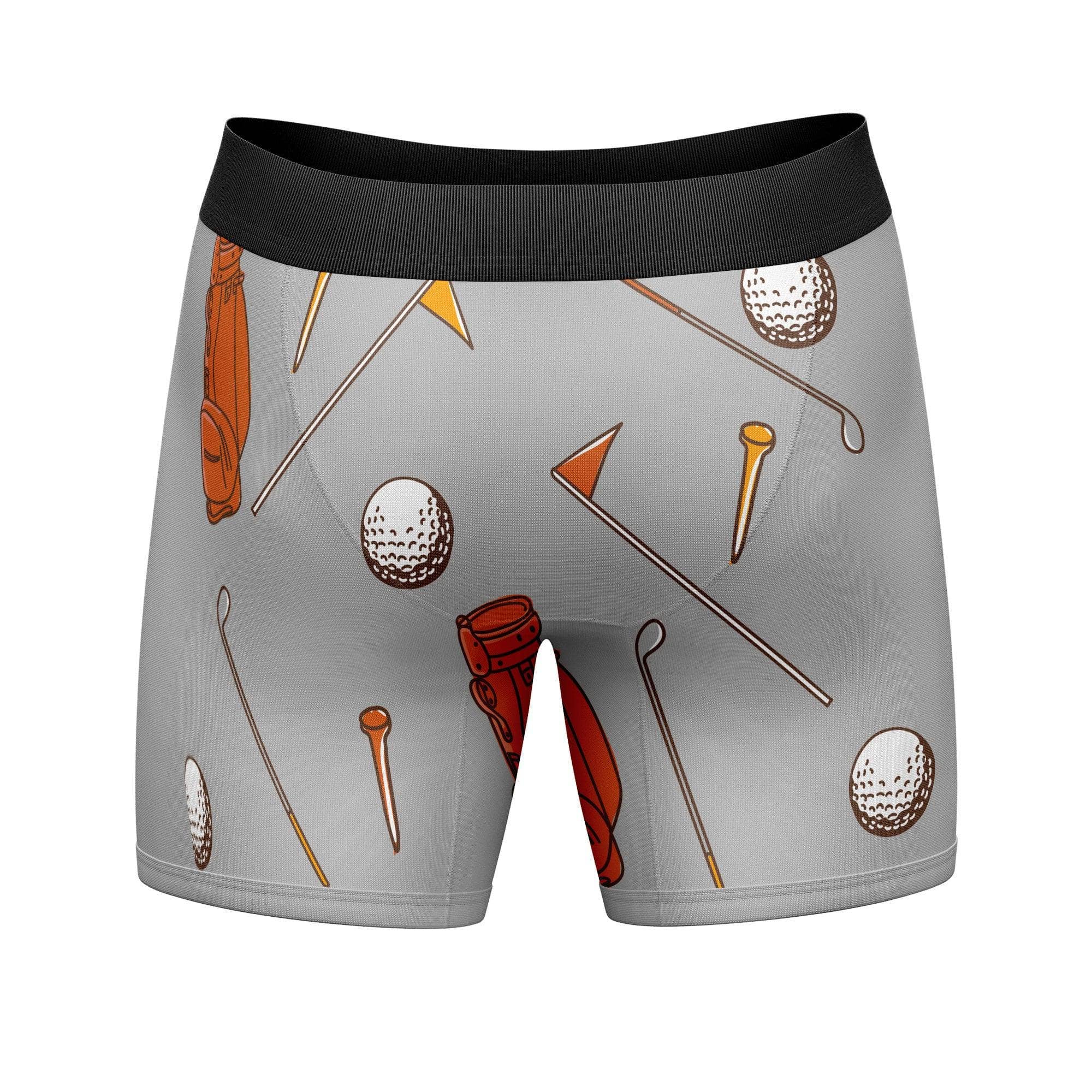 Grey Always Wash Your Balls Boxers Briefs Funny Mens Underwear for wholesale on Faire2