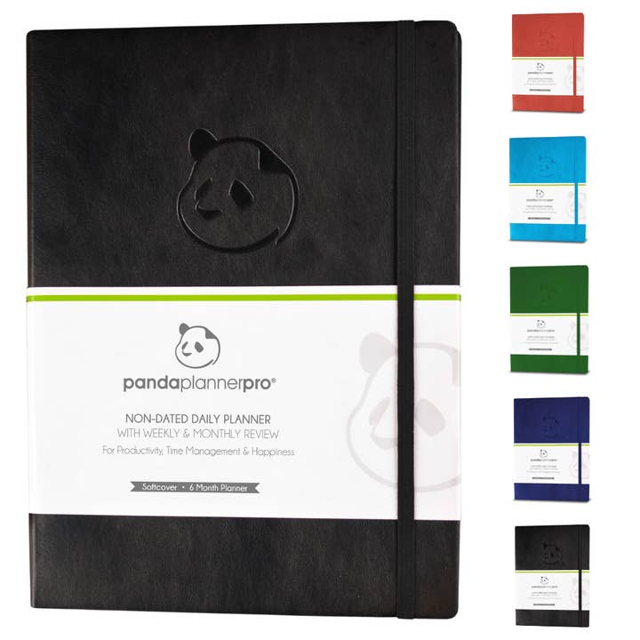 Panda Planner - Wholesale Planner - 6 Month Panda Pro Planners – Large Daily Planner in 3 Sections