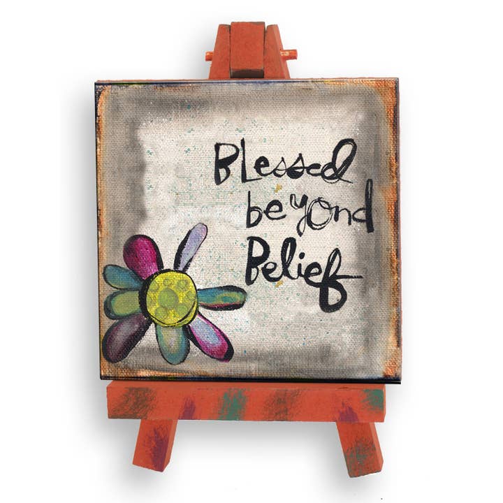 Målade saker Mini staffli för wholesale av Abbey + CA Gift