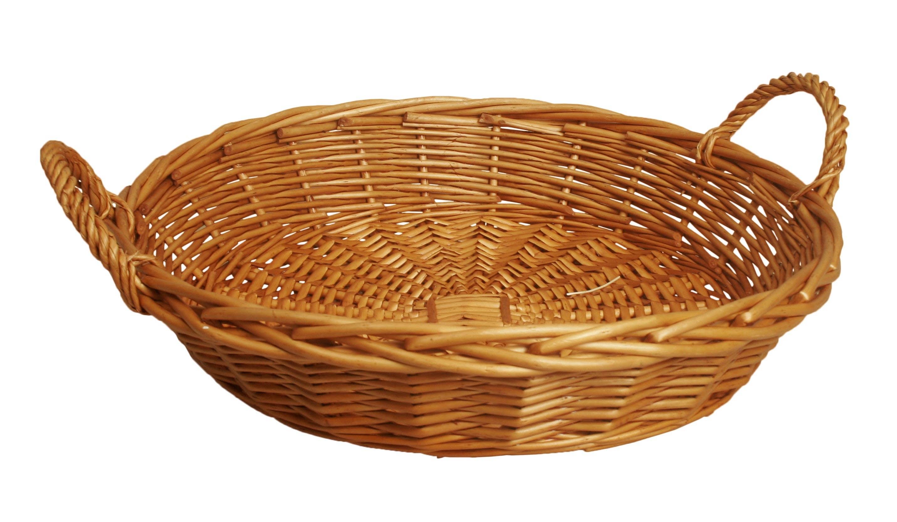 WALD IMPORTS - Wholesale Basket - 22" Round Honey Willow Basket1