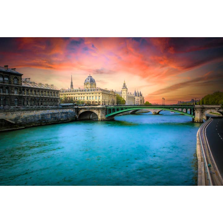 Fotografia do Rio Sena em Paris | Arte de parede em tela por atacado de Richard Miles Photos
