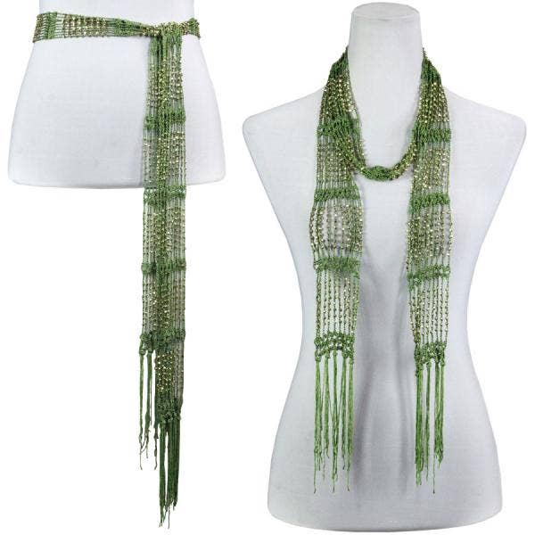 The Magic Scarf Company - Wholesale Scarf - Women's - 1755 - Shanghai Beaded Scarves/Sash74