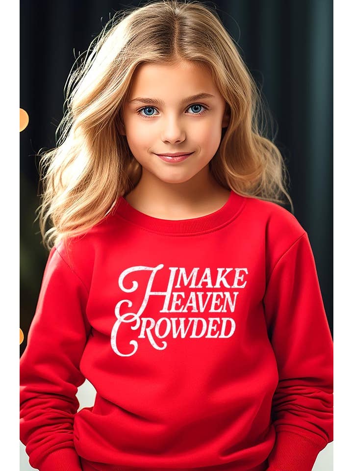 COLORBEAR - Wholesale T-Shirt - Kids - Make Heaven Crowded Kids Graphic Sweatshirt5