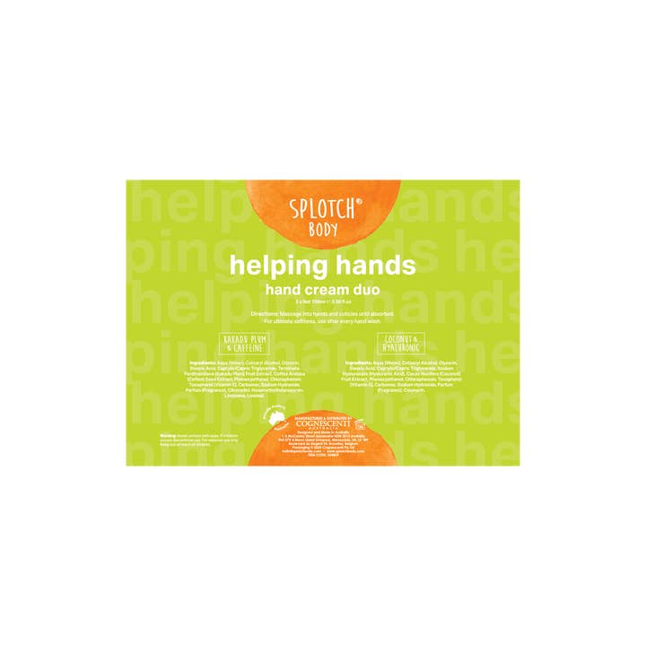 Cognescenti Pty Ltd - Wholesale Hand cream/lotion - Kakadu Plum & Coconut Helping Hands…Hand Cream Duo2