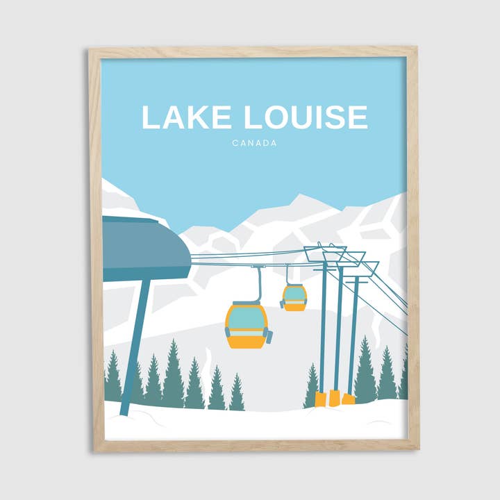 Lake Louise Gondolaprint for engroshandel hos Wildly Supply Co.