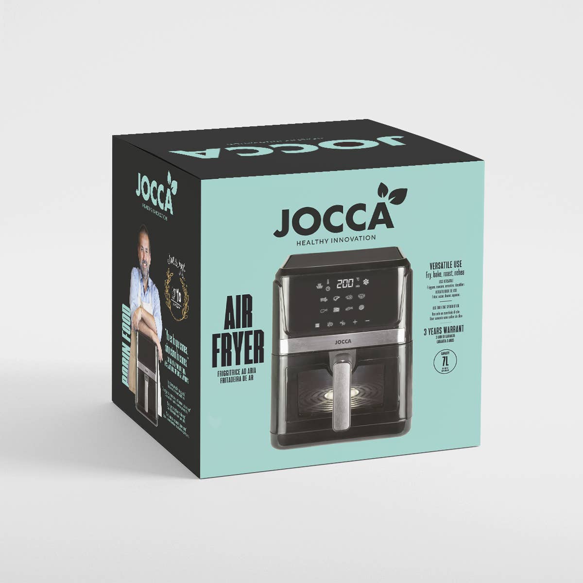 JOCCA - Vente Appareils électroménagers - Friteuse numérique 7L avec fenêtre1